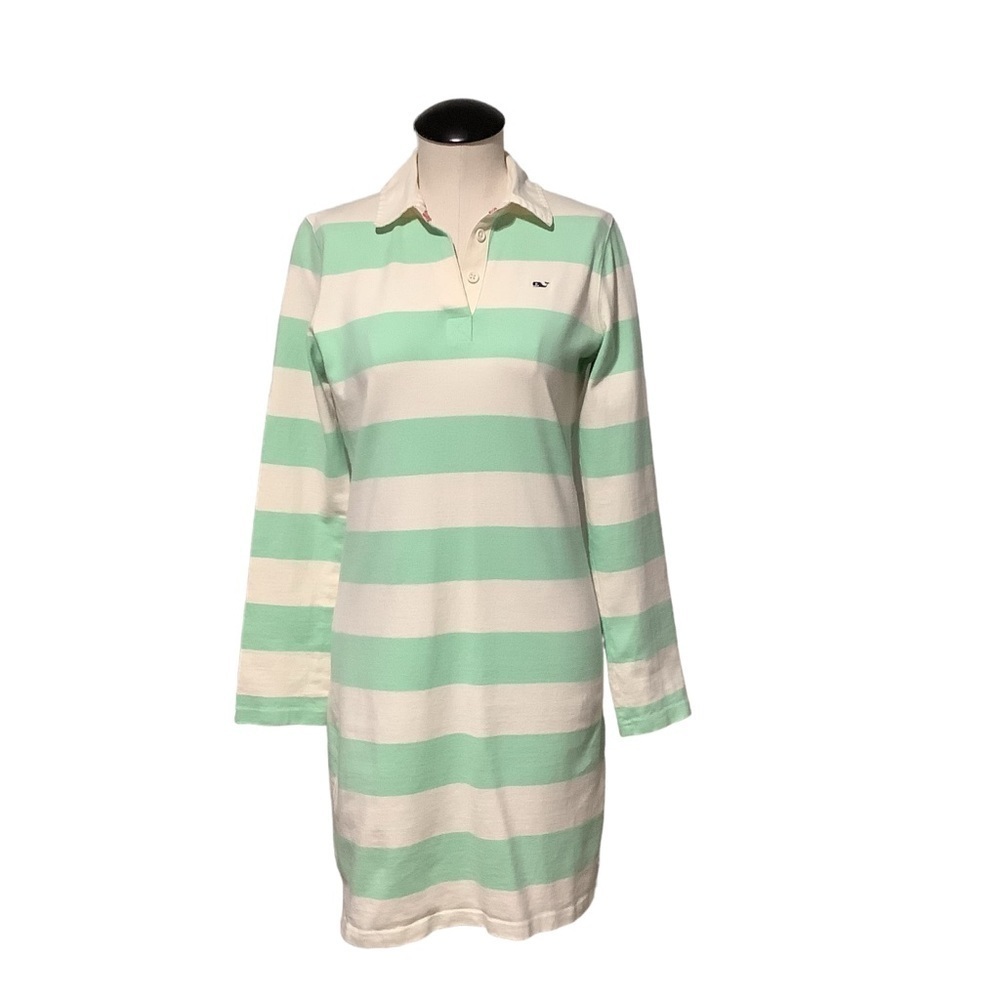 VINEYARD VINES Striped Polo Shirt Dress - Size ‎ M